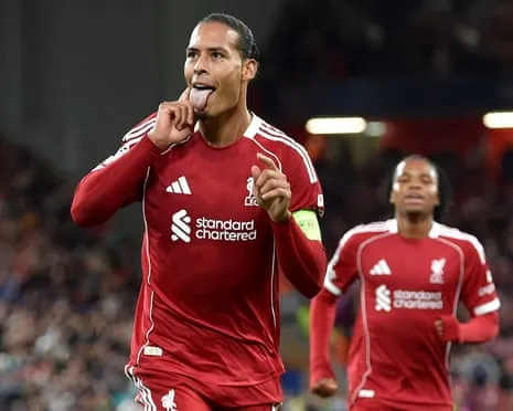 Virgil van Dijk scores last-gasp winner against Atlético Madrid